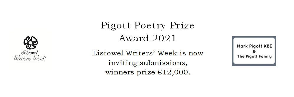 Pigott Poetry Prize Award 2021